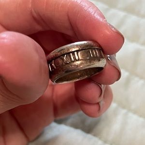 90’s Tiffany and Co Roman Numeral Ring